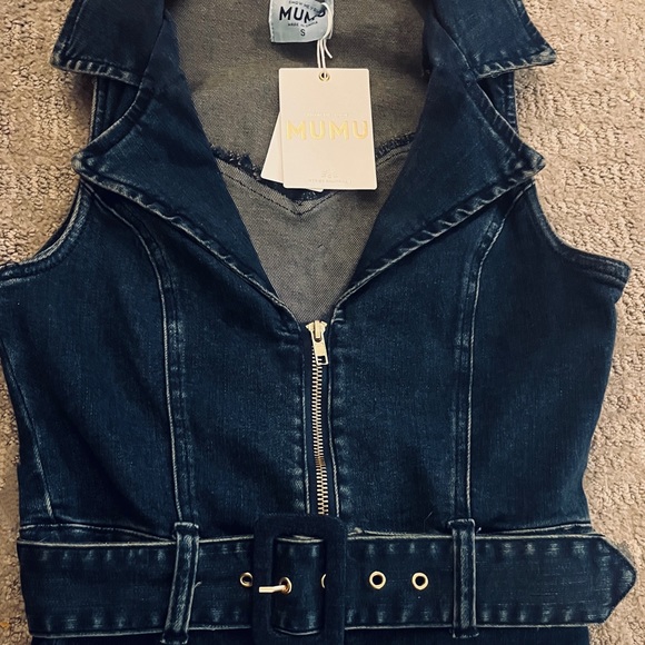 NWT SMYMM Jacksonville denim jumpsuit - XS - Picture 3 of 3
